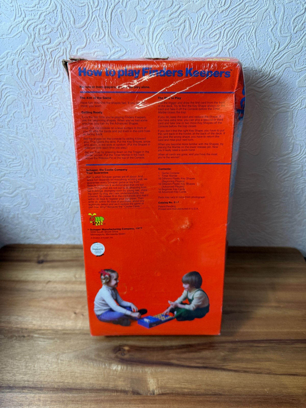 RARE VINTAGE Schaper Game Toy Finders Keepers 1977 NOS