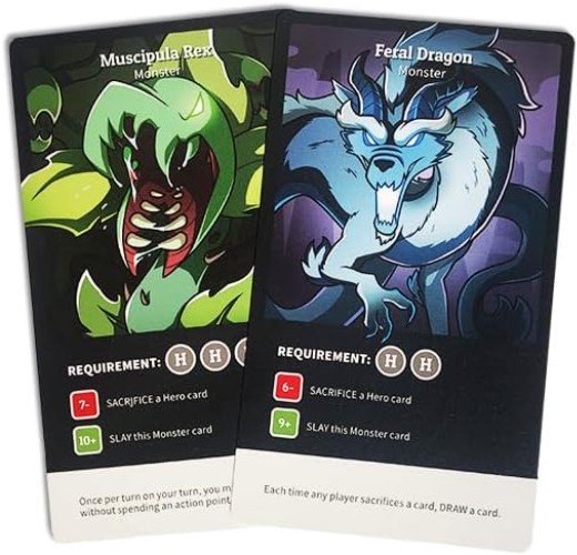 Warriors & Druids Expansion Pack for Here to Slay Card Game – 2-6 Players