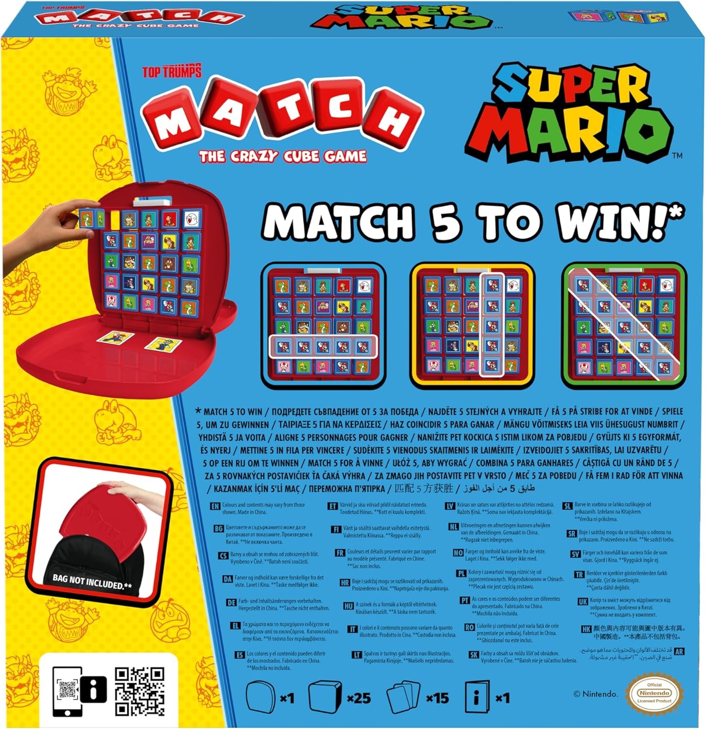 Top Trumps Match Game Super Mario Family Board Game