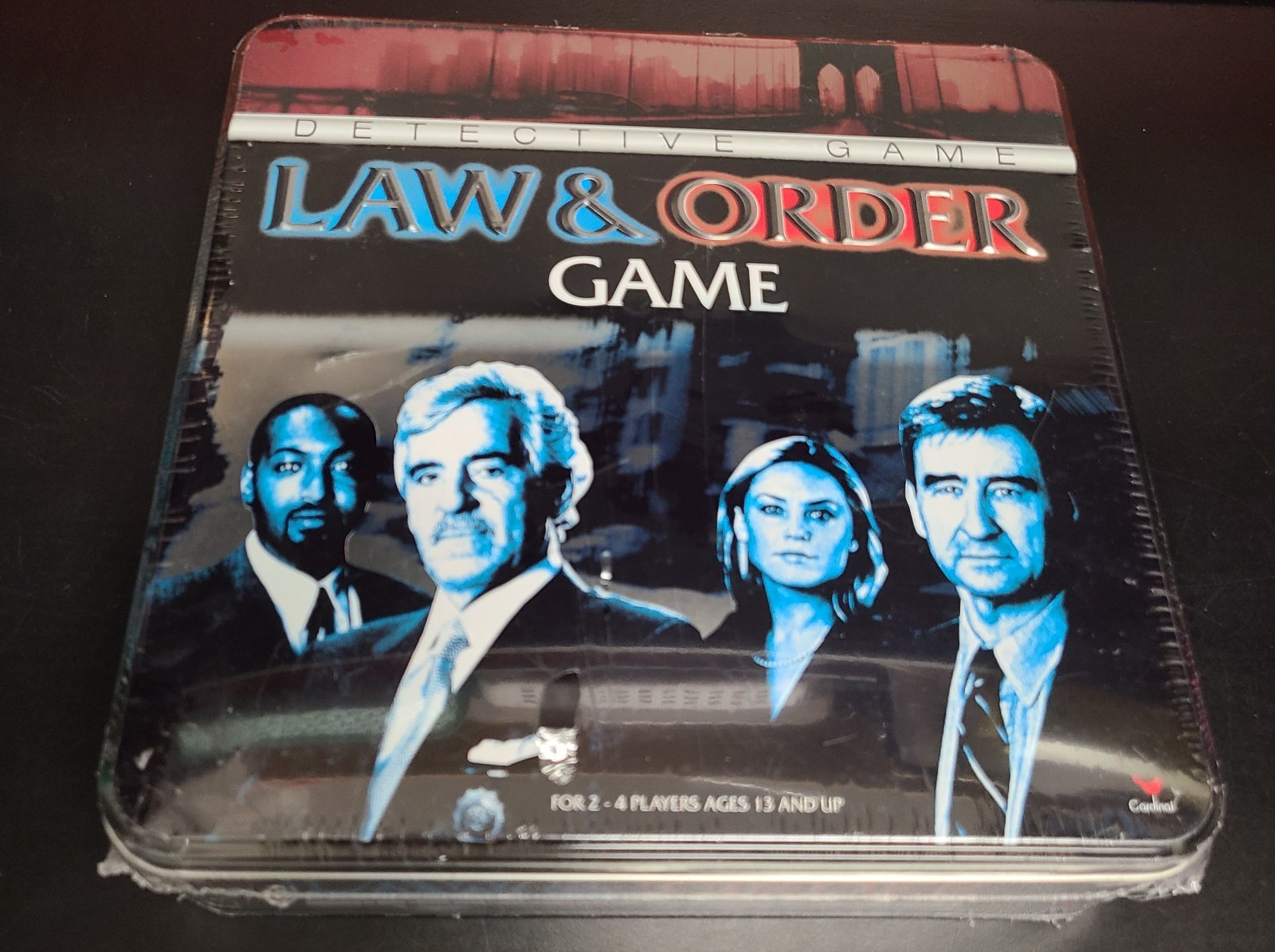 Law & Order Detective Game In Tin Box COMPLETE – Cardinal