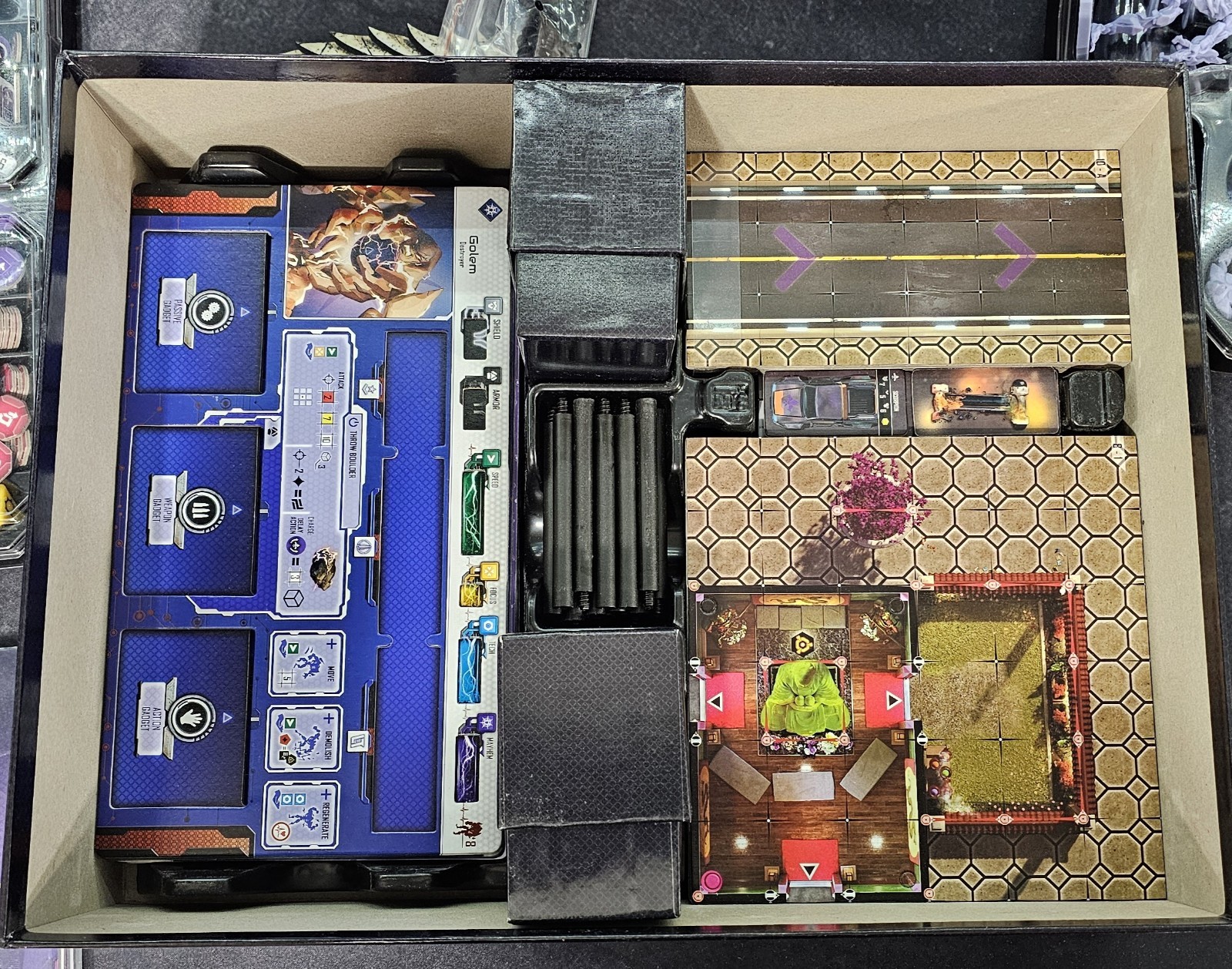 Agents of Mayhem Board Game + 6 Expansion Packs