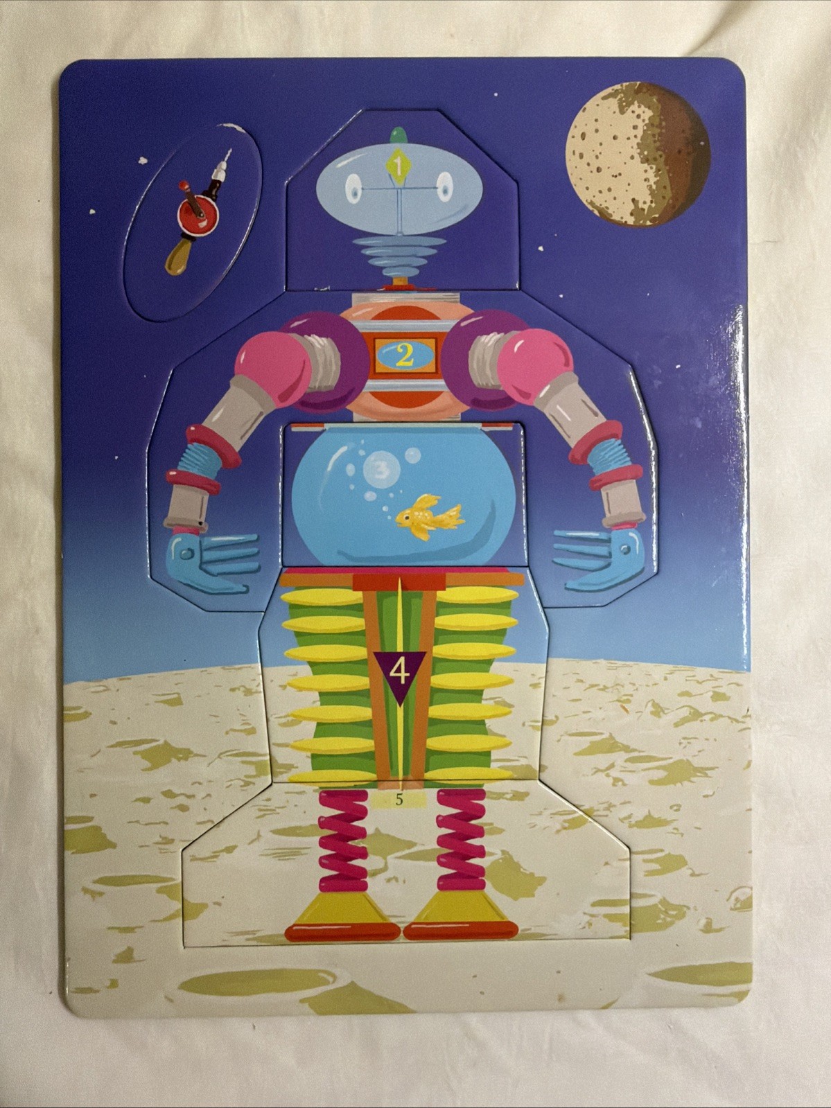Eeboo Build a Robot Spinner Board Game – 100% Complete