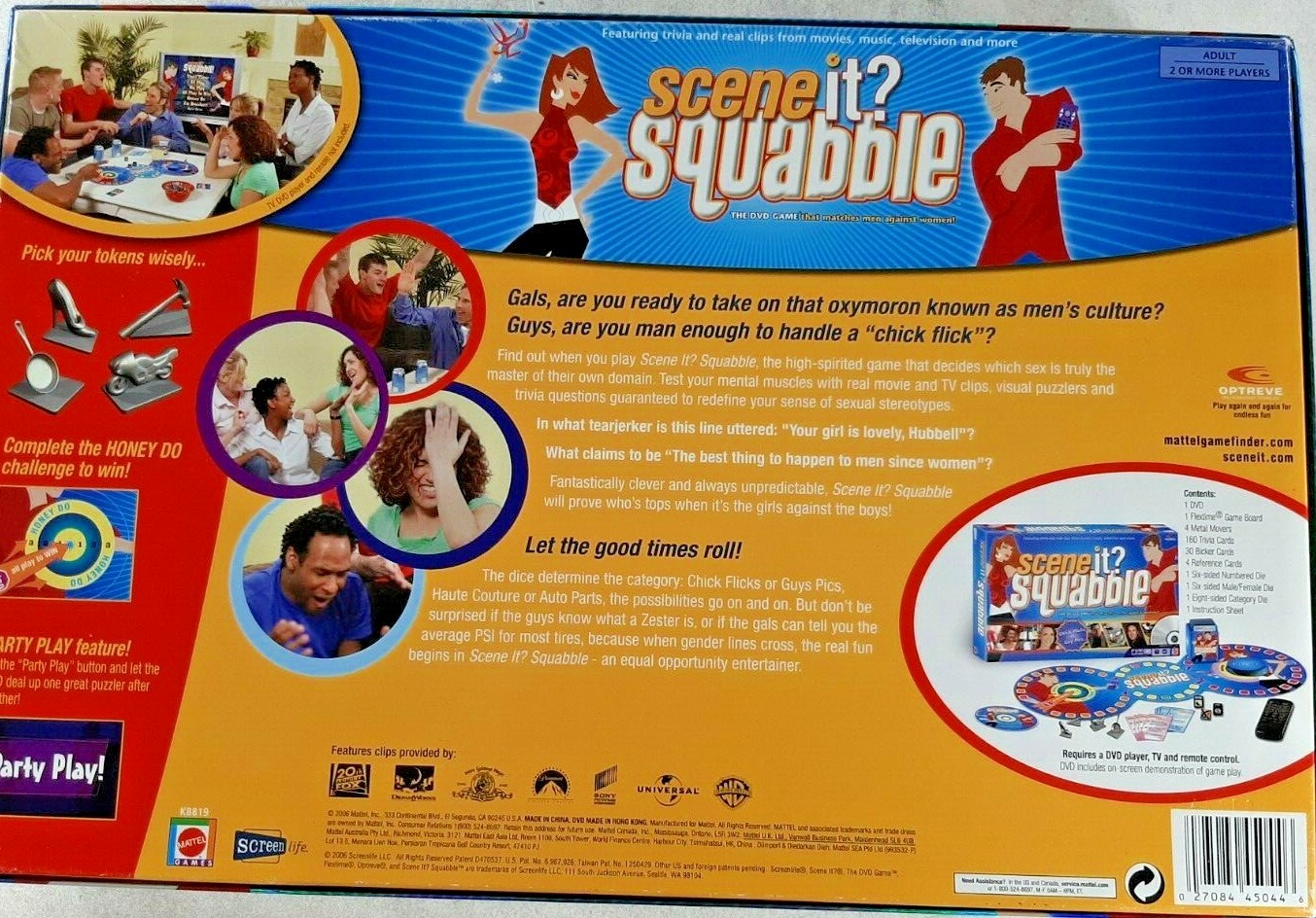 Scene It? Squabble DVD Board Game by Screenlife