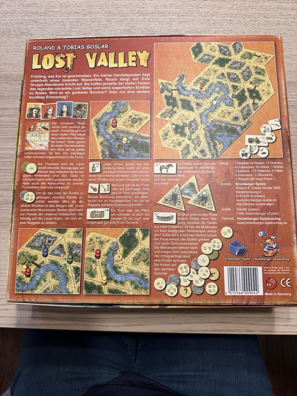 Lost Valley Board Game (Multilingual 2004 edition) – EUC All Parts Included VTG