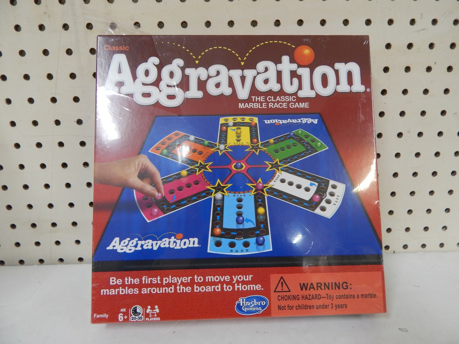 Original Aggravation Marble Race Board Game-1180-NEW