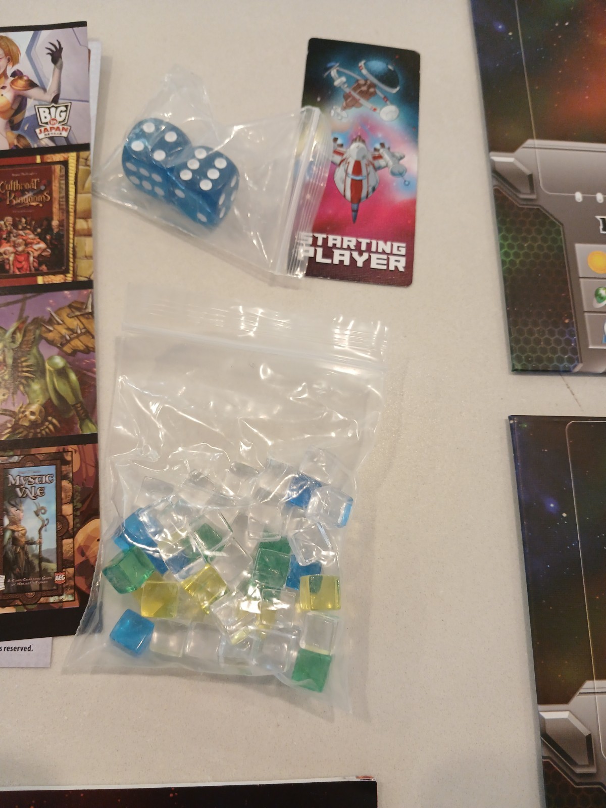 Space Base Dice Board Game by AEG Intergalatic Fleet & John D Clair Strategy