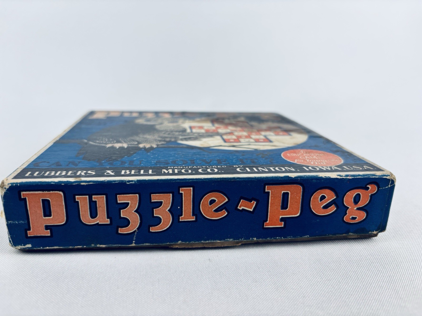 Vintage 1929 Puzzle Peg Game with Instructions – Lubbers & Bell Mfg Co