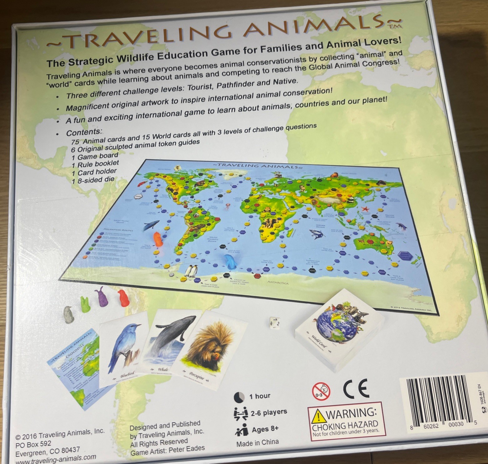 Traveling Animals Race To Save The Animals Board Game