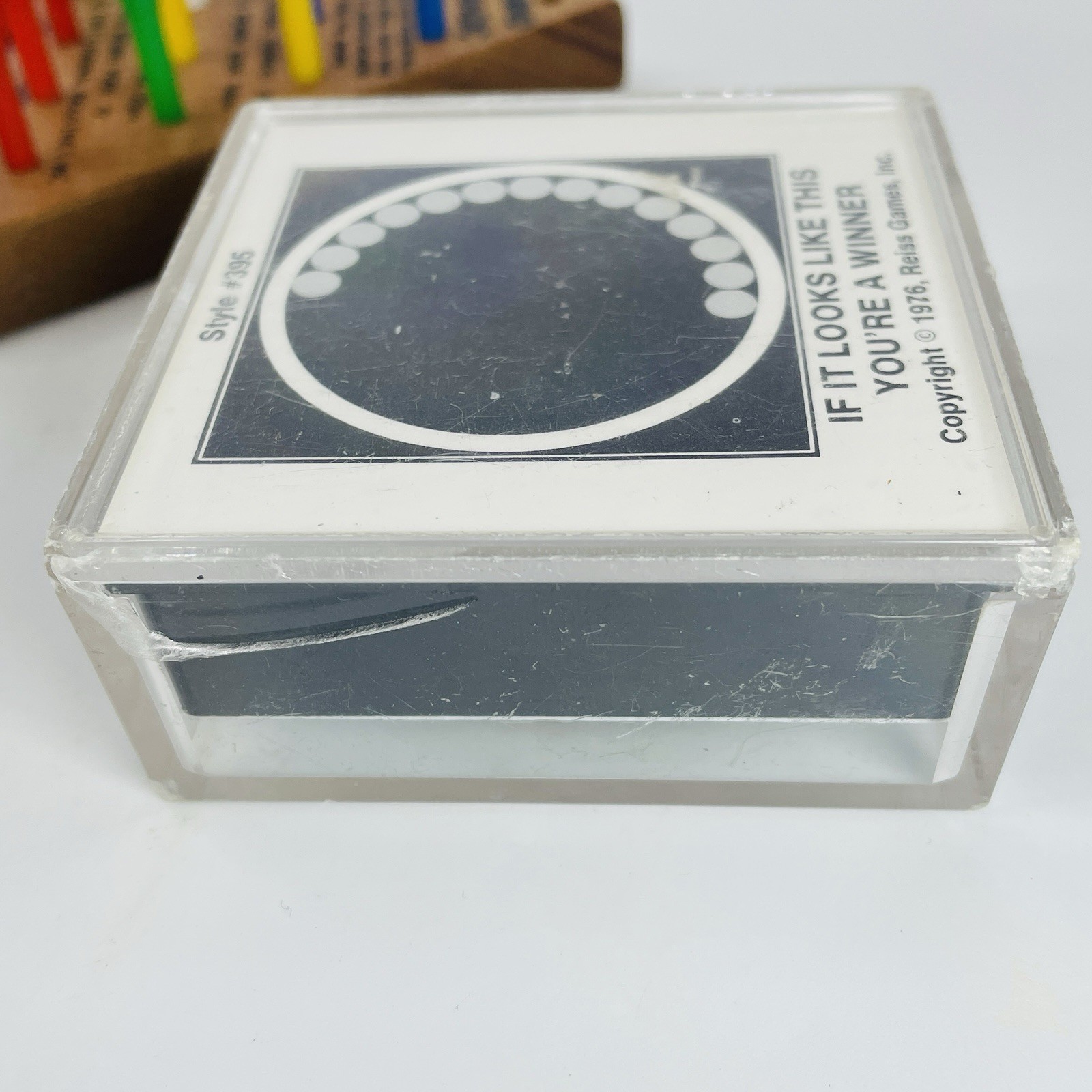7 VTG Cardinal Reiss PEG & WOOD Brain Puzzler Games Mind Magic Starburst ETC