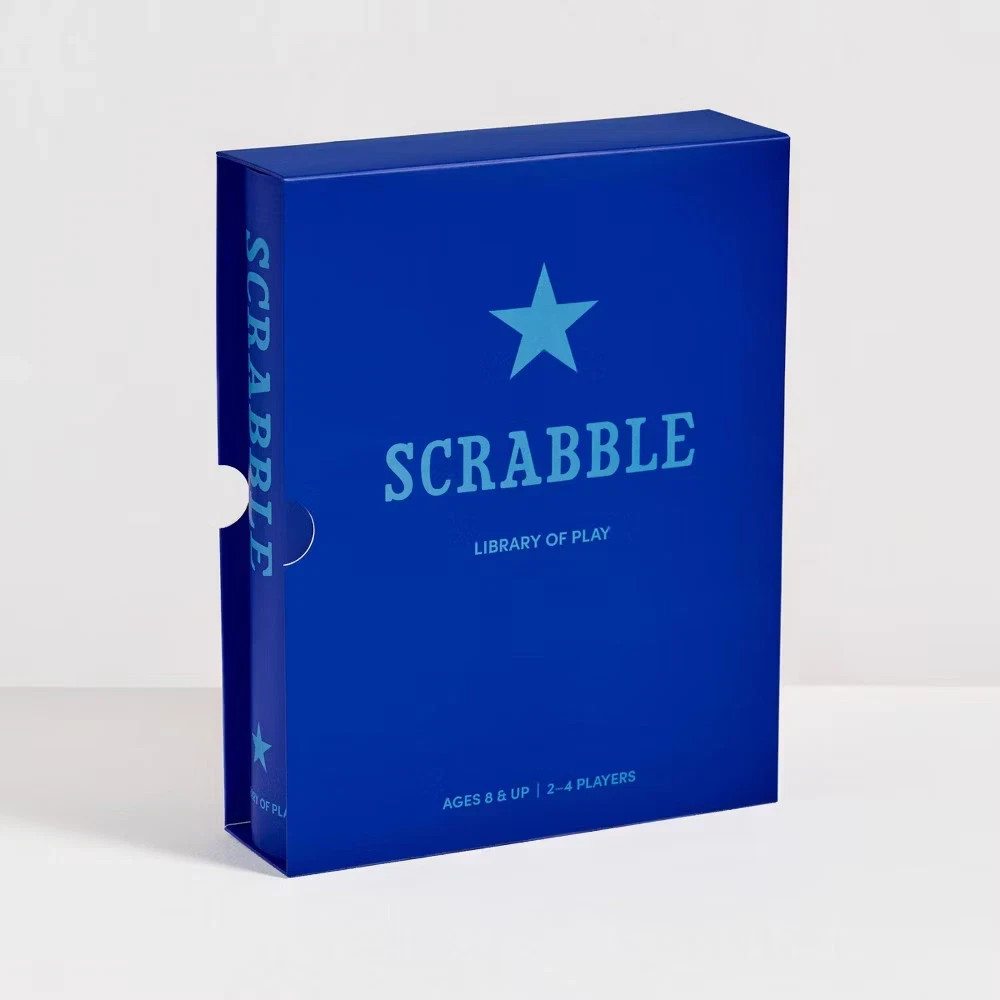 Library of Play : Scrabble – 2025 Bookshelf Book Board Game *Rare* BRAND NEW