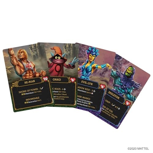 OPEN BOX CMON Masters of the Universe Clash for Eternia Board Game 1-5 Players
