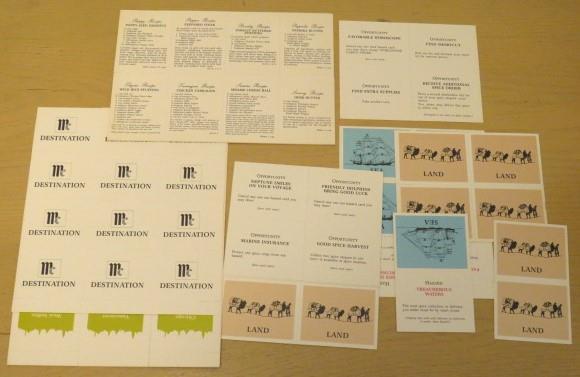 Avalon Hill 1988 – Spices of the World game – McCormick Company (UNCUT + UNP)