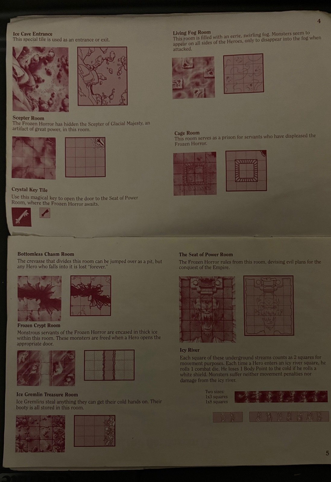 RARE! 1992 Milton Bradley Hero Quest Barbarian Quest Pack, Near complete