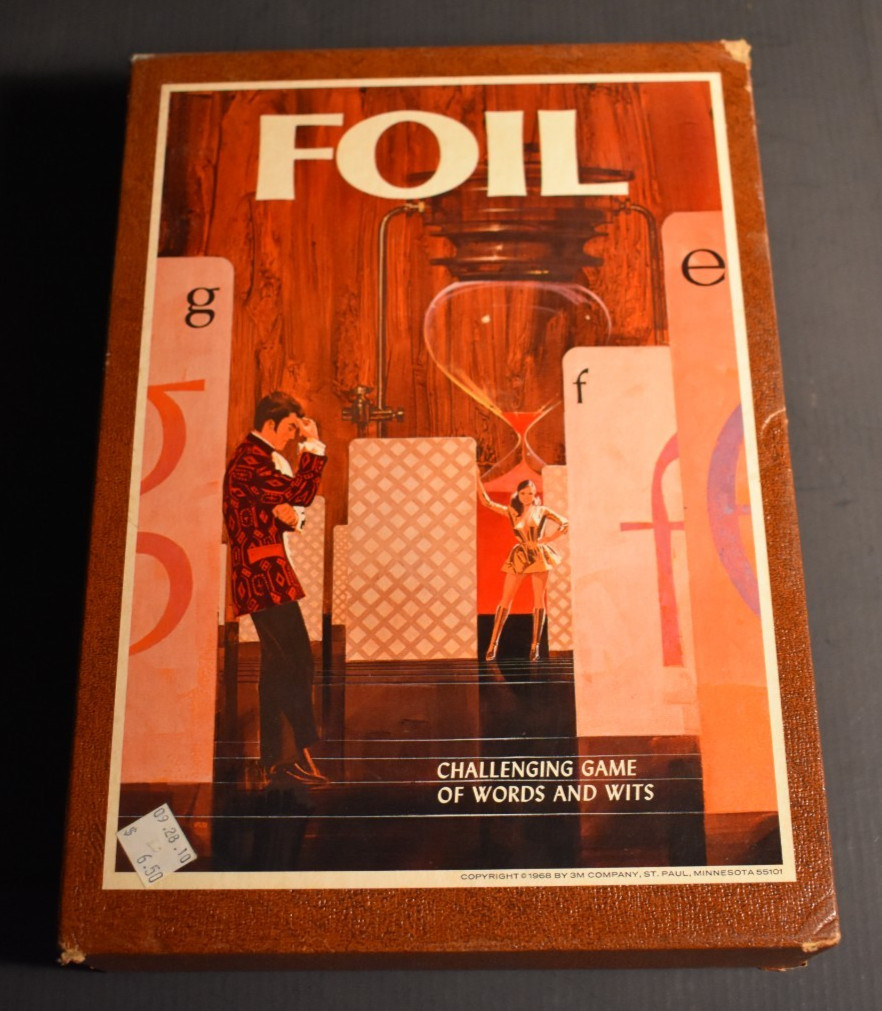 Foil Challenging Game Of Words And Wits 1968 3M Bookshelf Game Complete