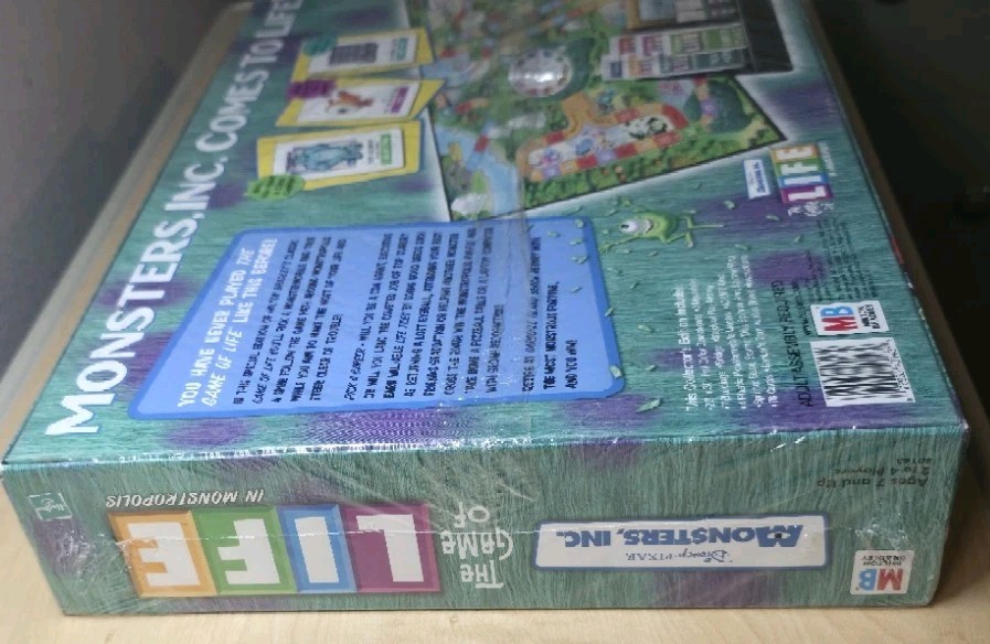Disney Pixar Monsters, Inc. Edition The Board Game Of LIFE In Monstropolis New