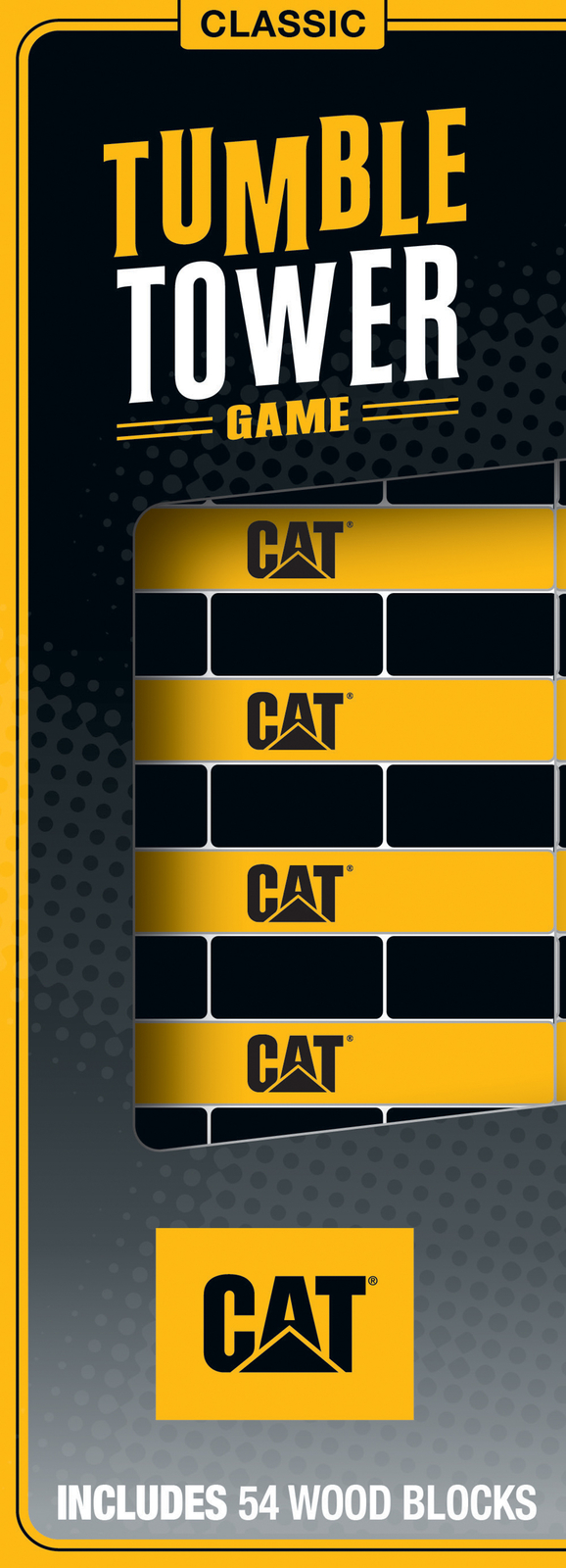 MasterPieces – CAT – Officially Licensed Caterpillar Tumble Tower Game
