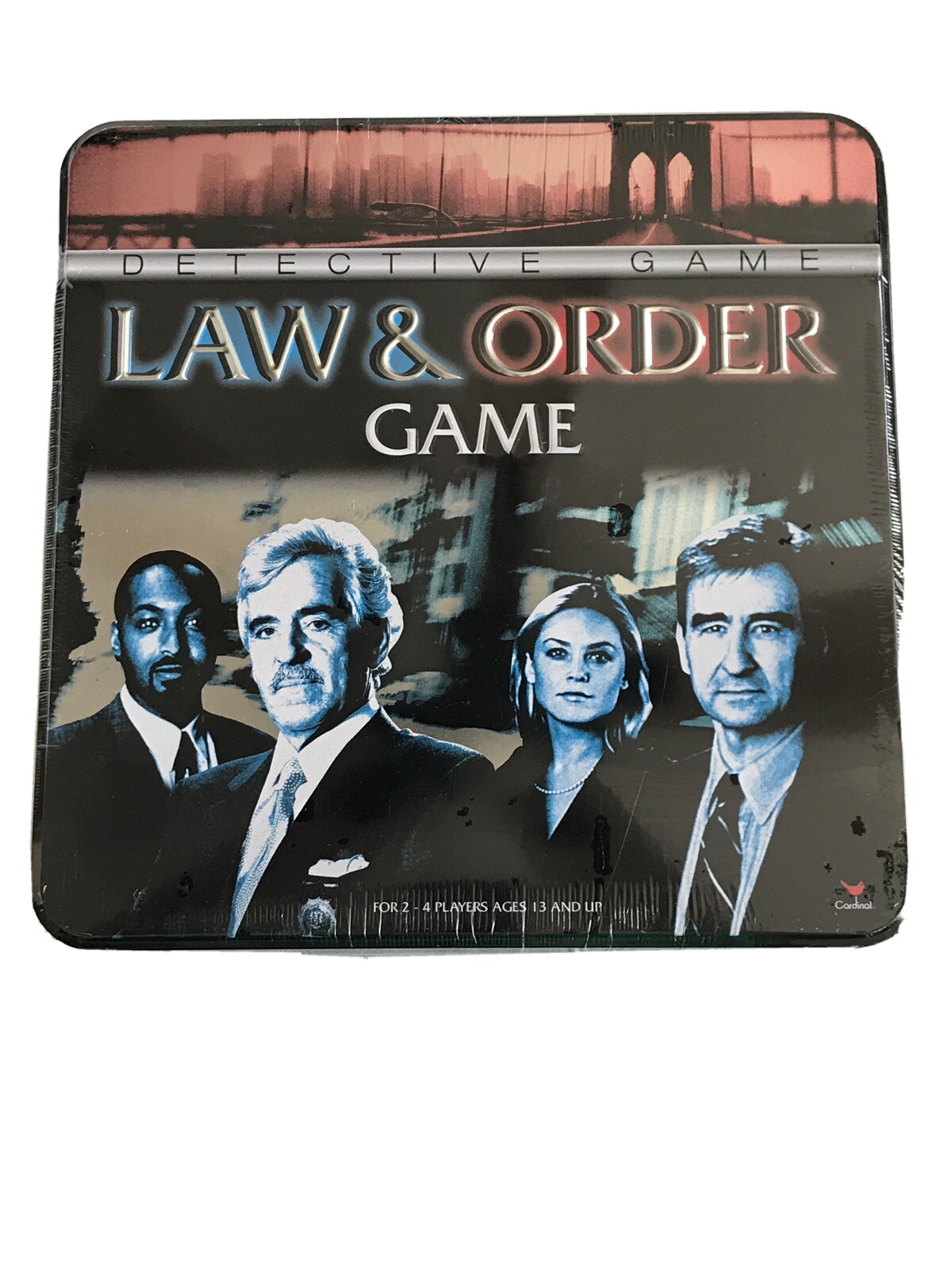 Law & Order Detective Game In Tin 2-4 Players Ages 13+ NEW