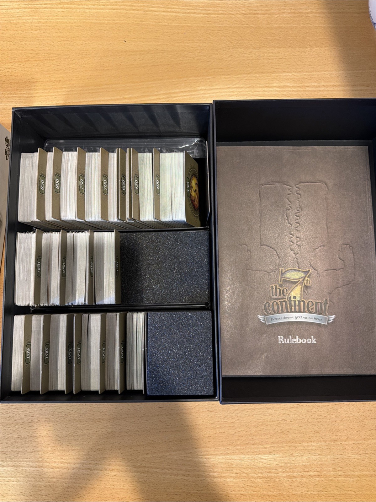7th Continent Kickstarter Base And What Goes Up Boxes Serious Poulp 2nd Edition