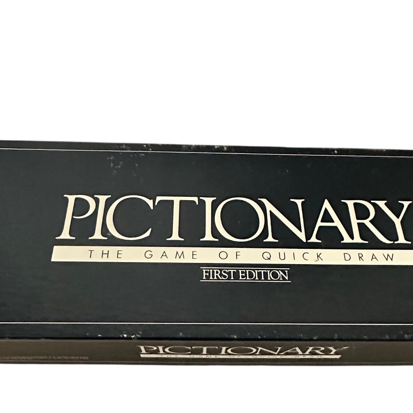 Pictionary Board Game First Edition 1985 Blue Box Vintage Good Condition Classic