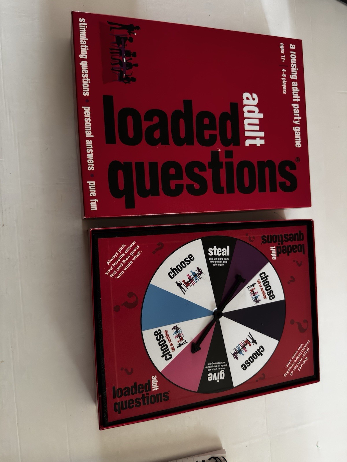 Adult Loaded Questions 2015 Edition Party Card Word Board Game 4-6 Players New