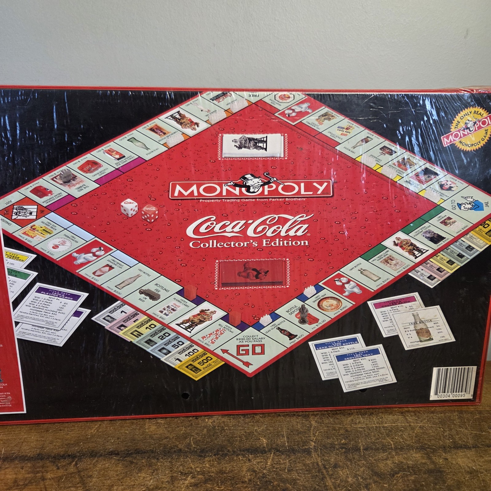 Coca-Cola Coke Monopoly Collector’s Edition Board Game 1999 USAopoly New Sealed