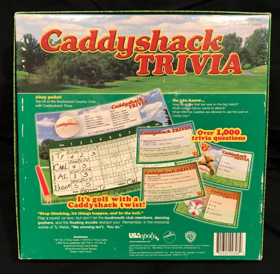 Caddyshack Trivia Game – Made in the USA