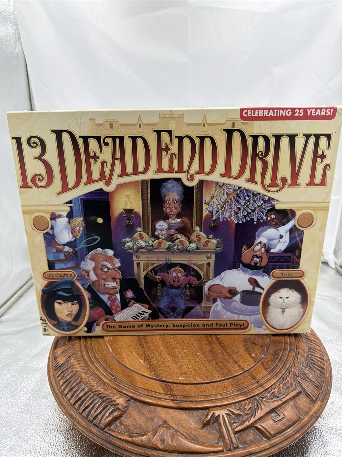 Vintage 13 Dead End Drive Board Game Milton Bradley Used W/All Pieces A97