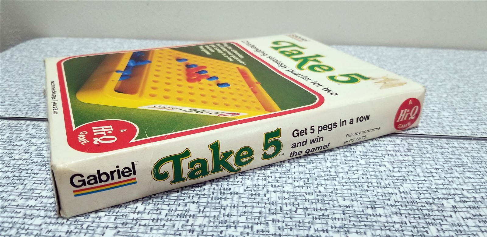 Vintage 1977 TAKE 5 Strategy Puzzler Hi-Q Game Gabriel 77452 COMPLETE