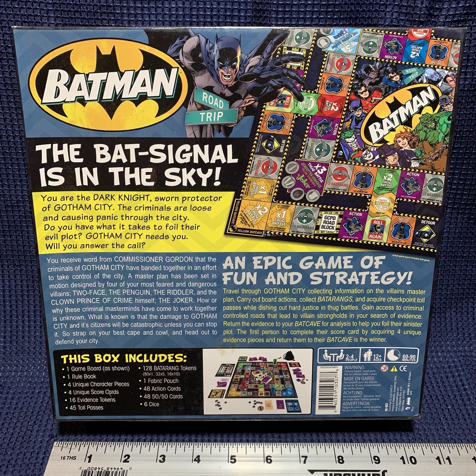 2014 DC Comics Batman Road Trip Gotham City Battle Game Complete Free Shipping