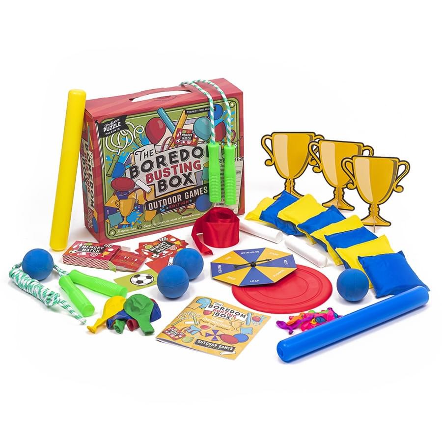 Outdoor Boredom Busting Box – 45 Fun Games for Outdoor Picnic Party Activities
