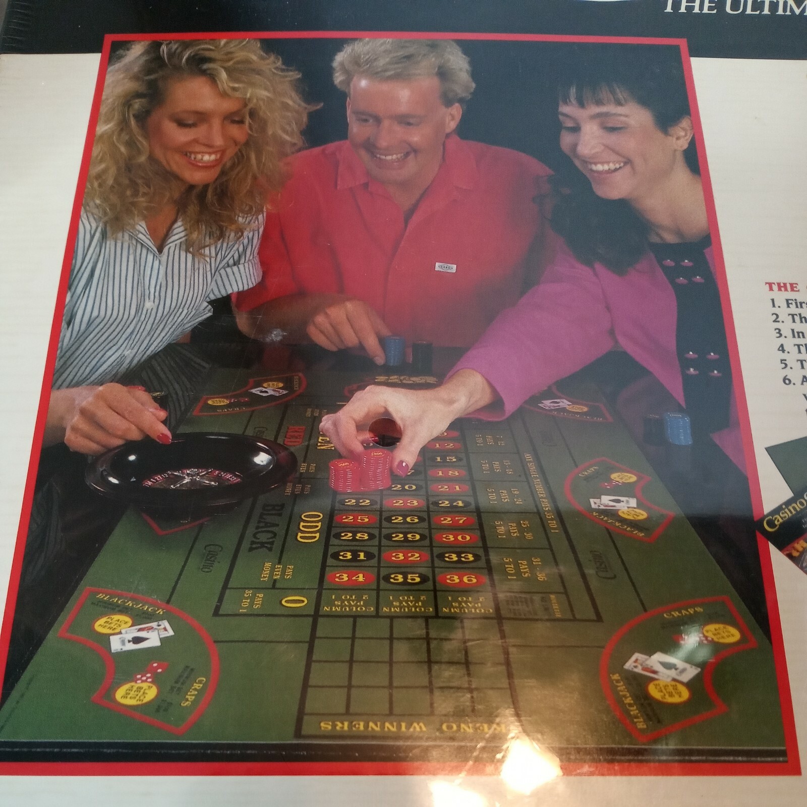 Vintage 1989 Casino Six The Ultimate Game Of Chance Fast Action For High…
