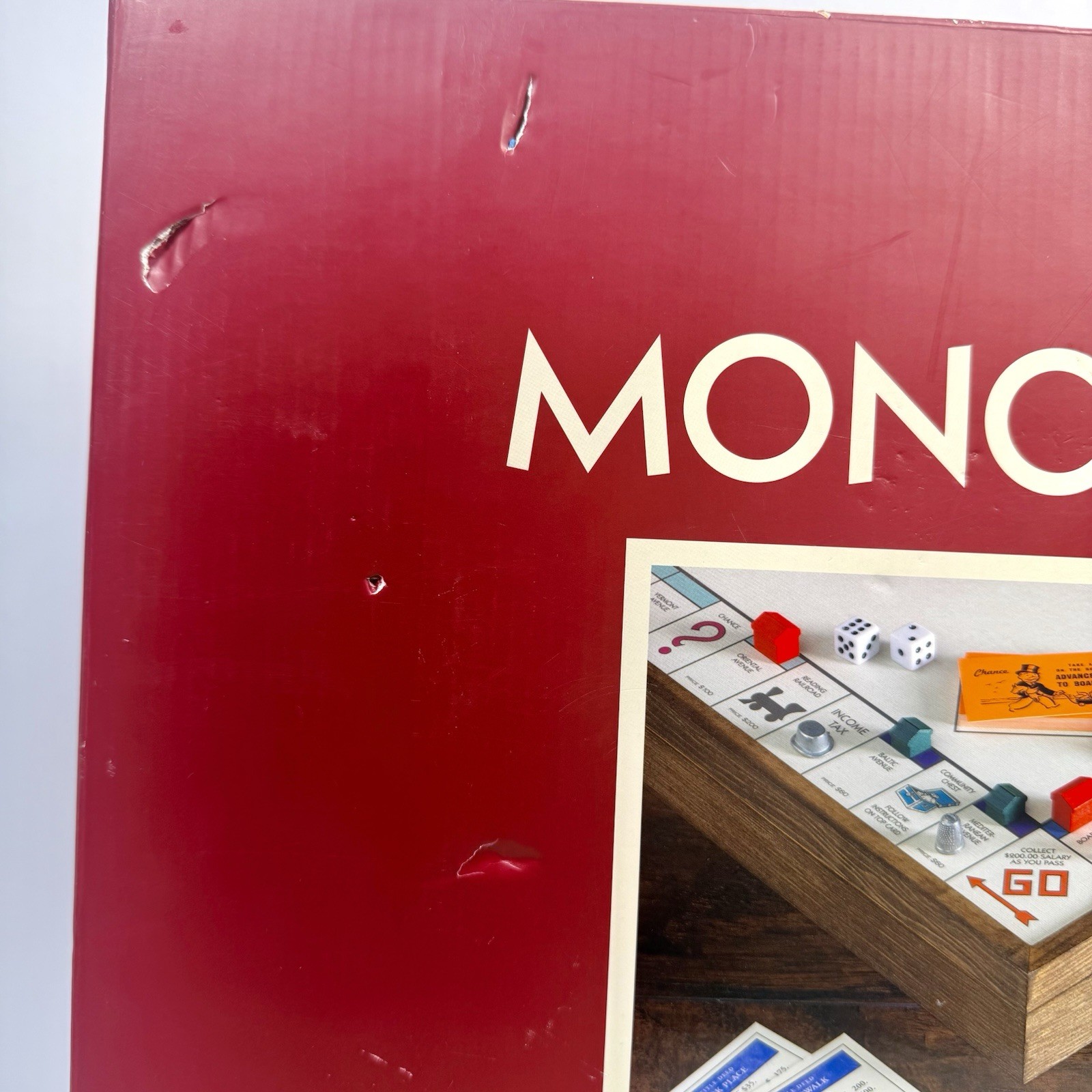 Monopoly & Clue Deluxe Vintage Edition 2-in-1 Wood Cabinet NEW Sealed