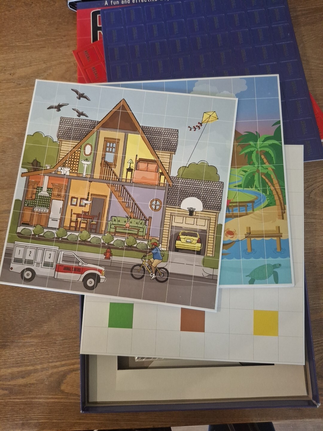 Recall Memory Game – The Fun and Effective Memory Improvement Tile Game NIB