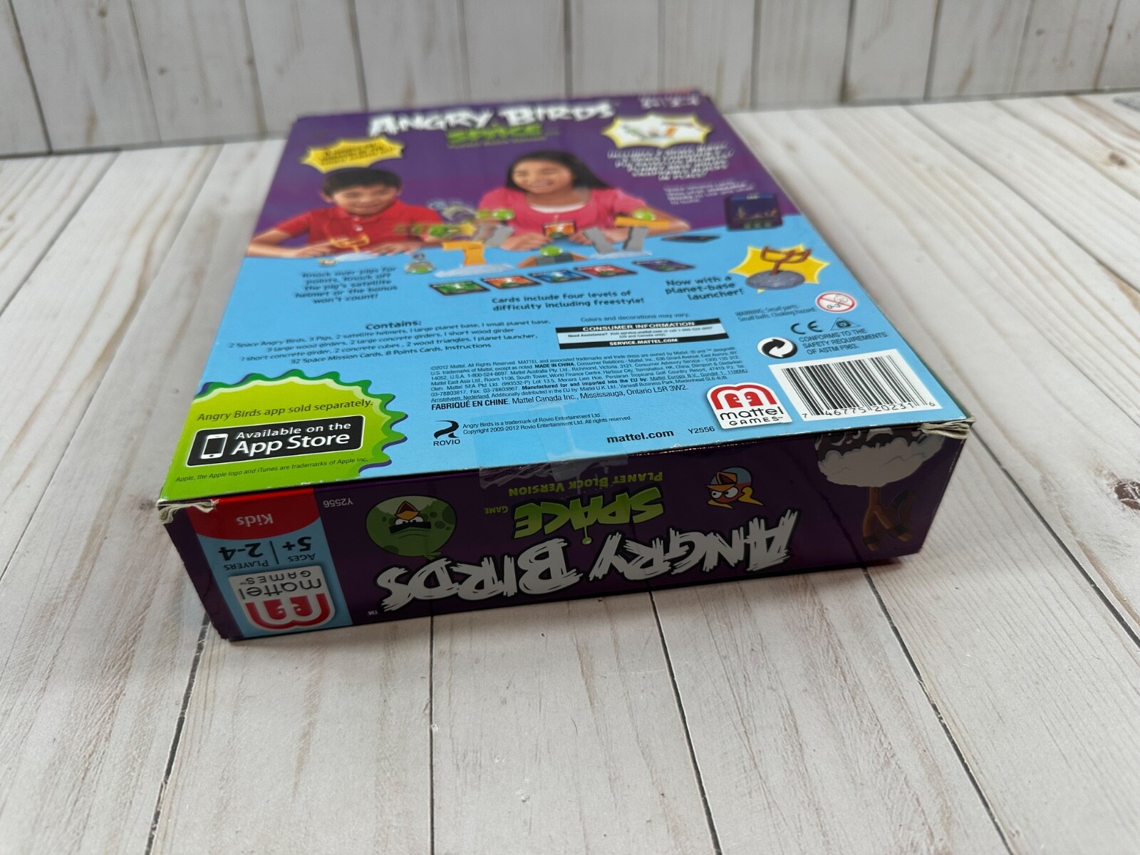 Rare! Angry Birds Space Planet Block Version Game, Mattel, 2012, Complete Set!