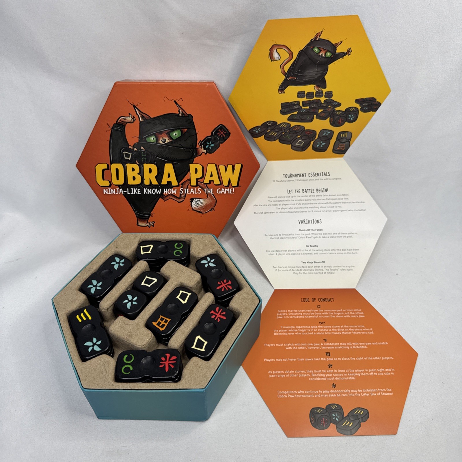 Cobra Paw Ninja Tile Game Bananagrams 2017 Complete Clean VG Ninja Like Know How