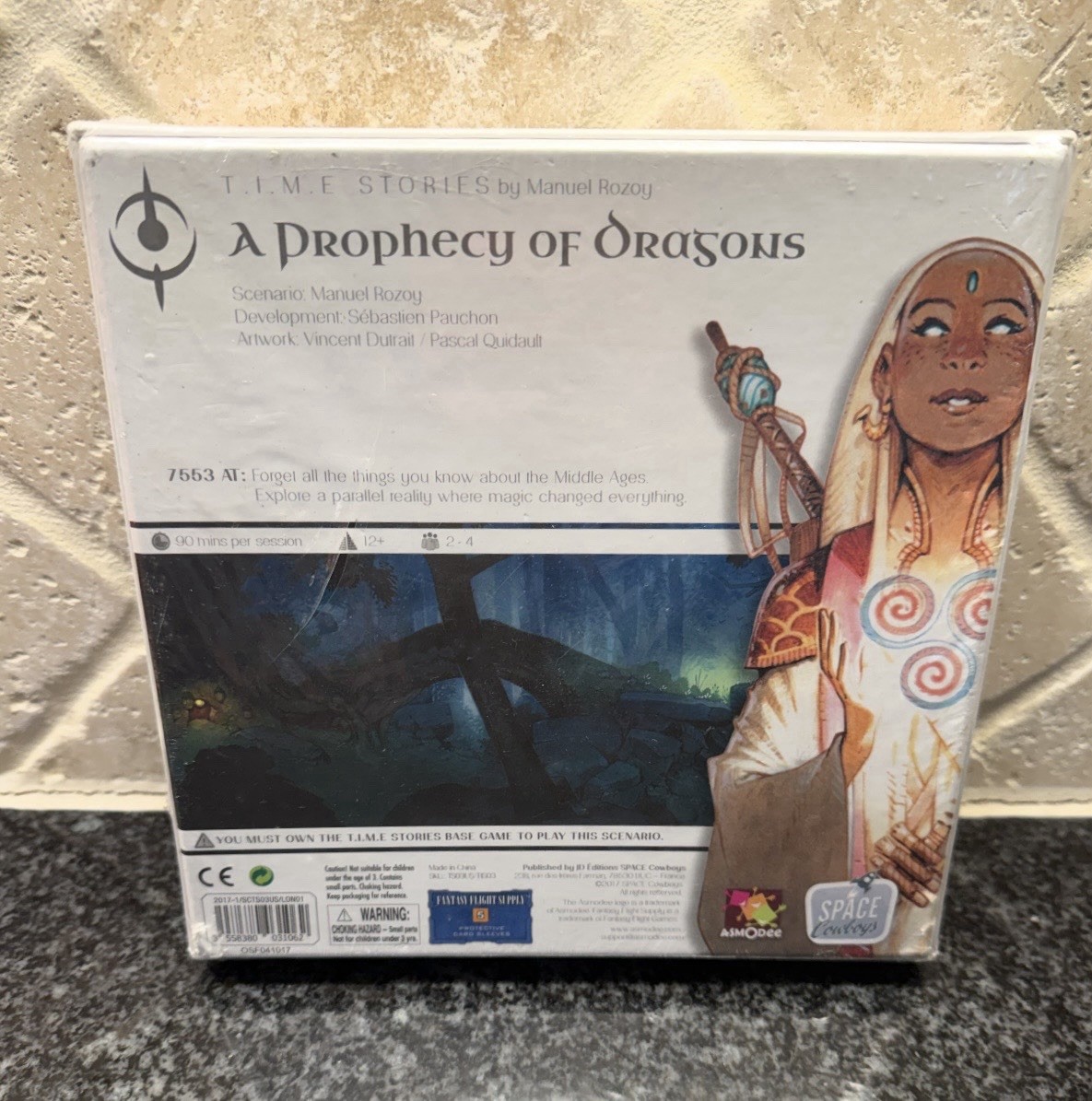T.I.M.E Stories: A Prophecy of Dragons Board Game NEW SEALED Medieval Reality