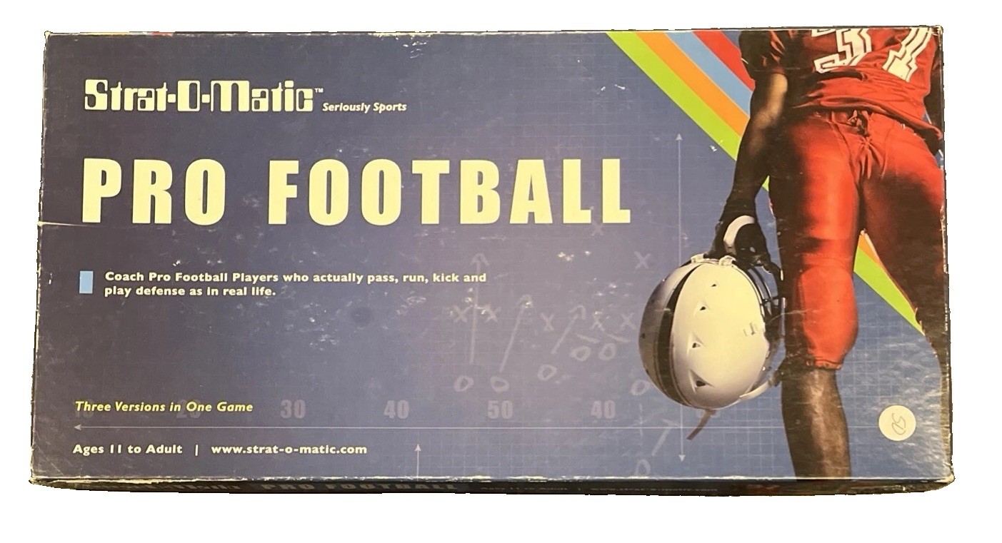 2011 Strat-O-Matic Pro Football Board Game Starter Selector – Includes all Teams