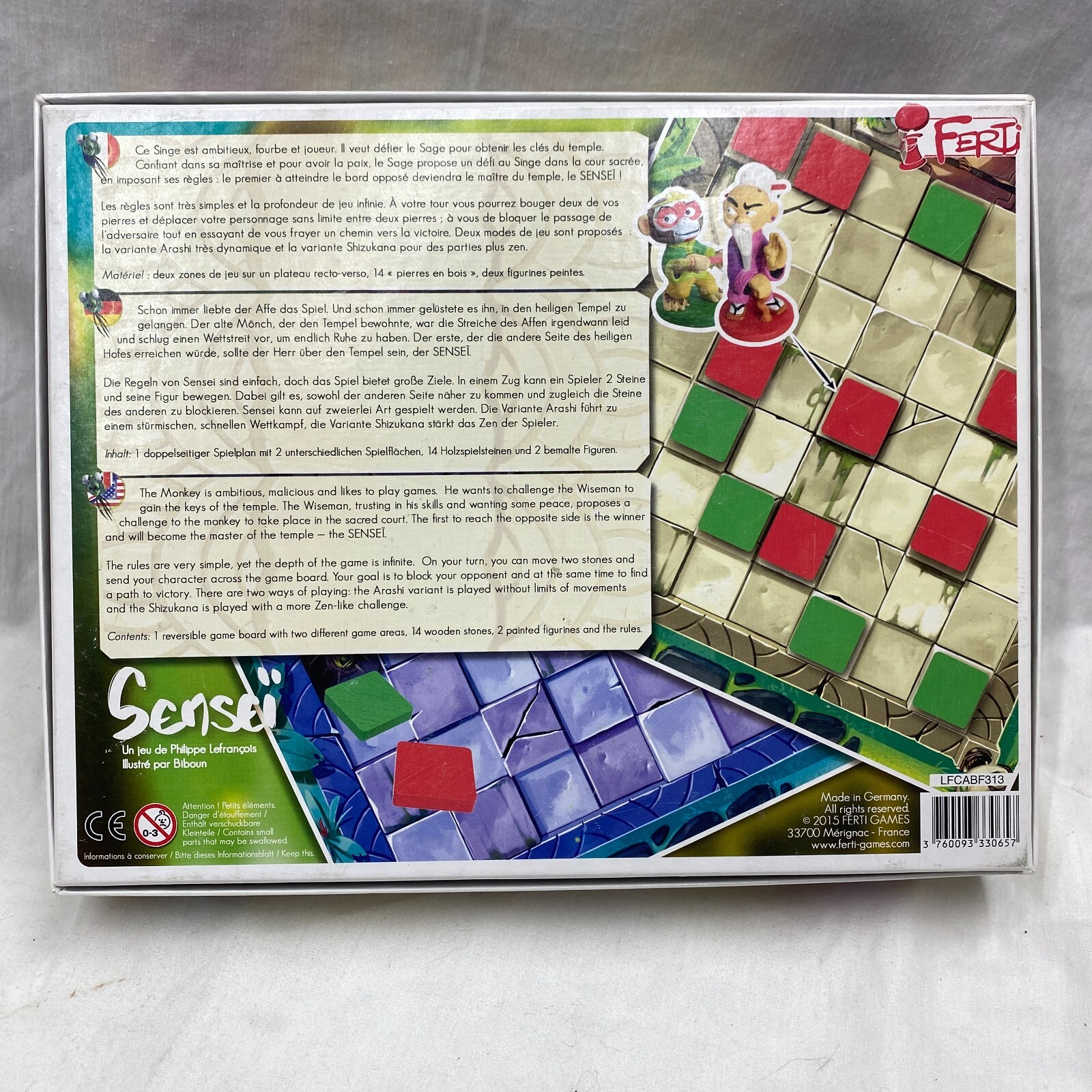 Siam + Sensei Board Game Ferti Games 2015 EX/EX