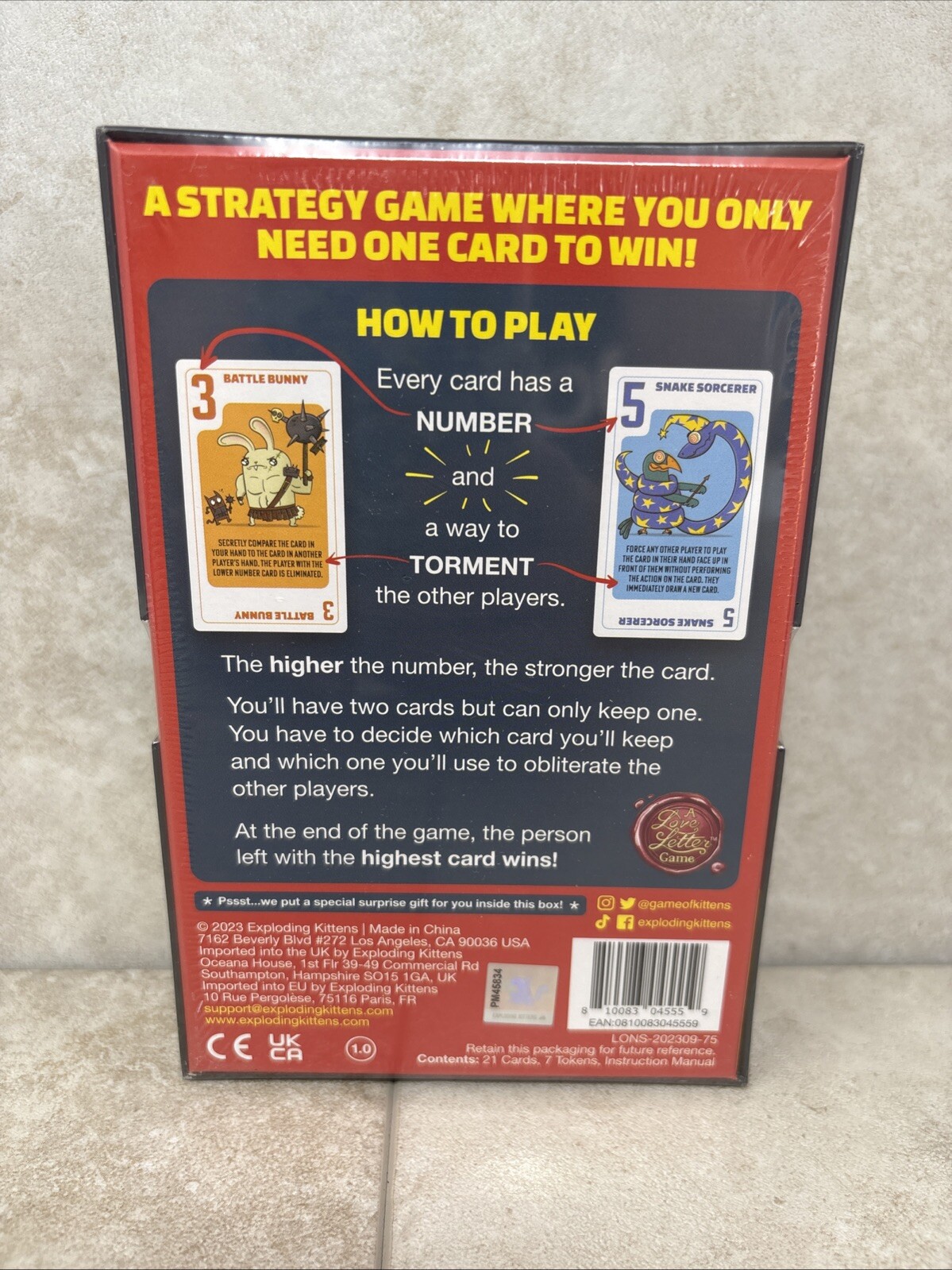 ✨️ SEALED: Power Hungry Pets Game EXPLODING KITTENS Try To Outsmart Each Other