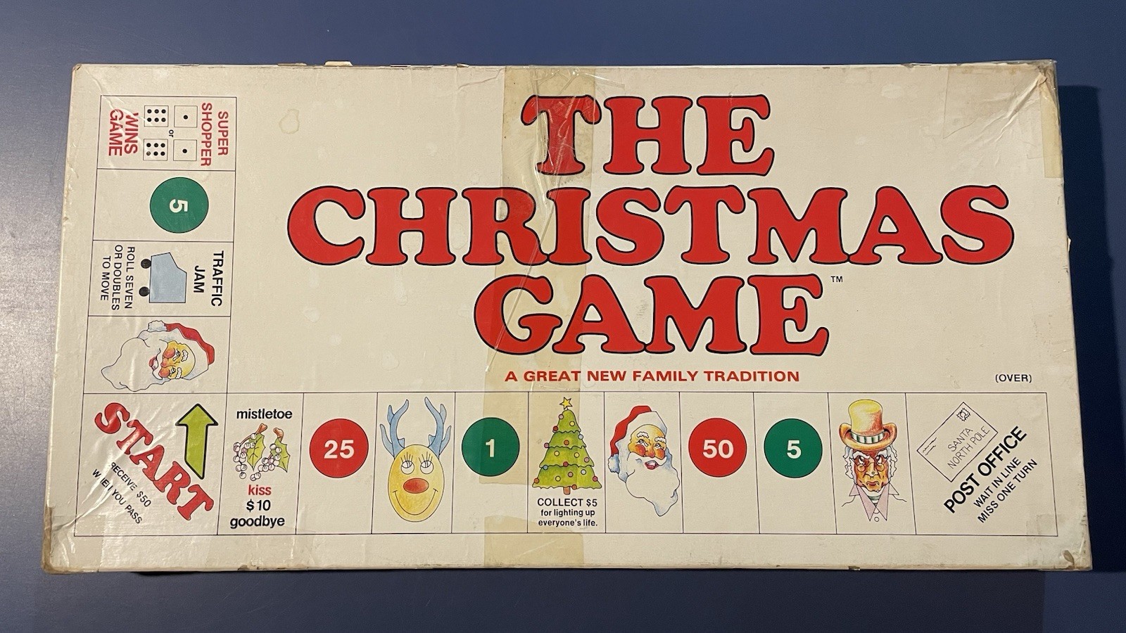 The Christmas Game 1980 Holiday Board Games Milwaukee NOT COMPLETE