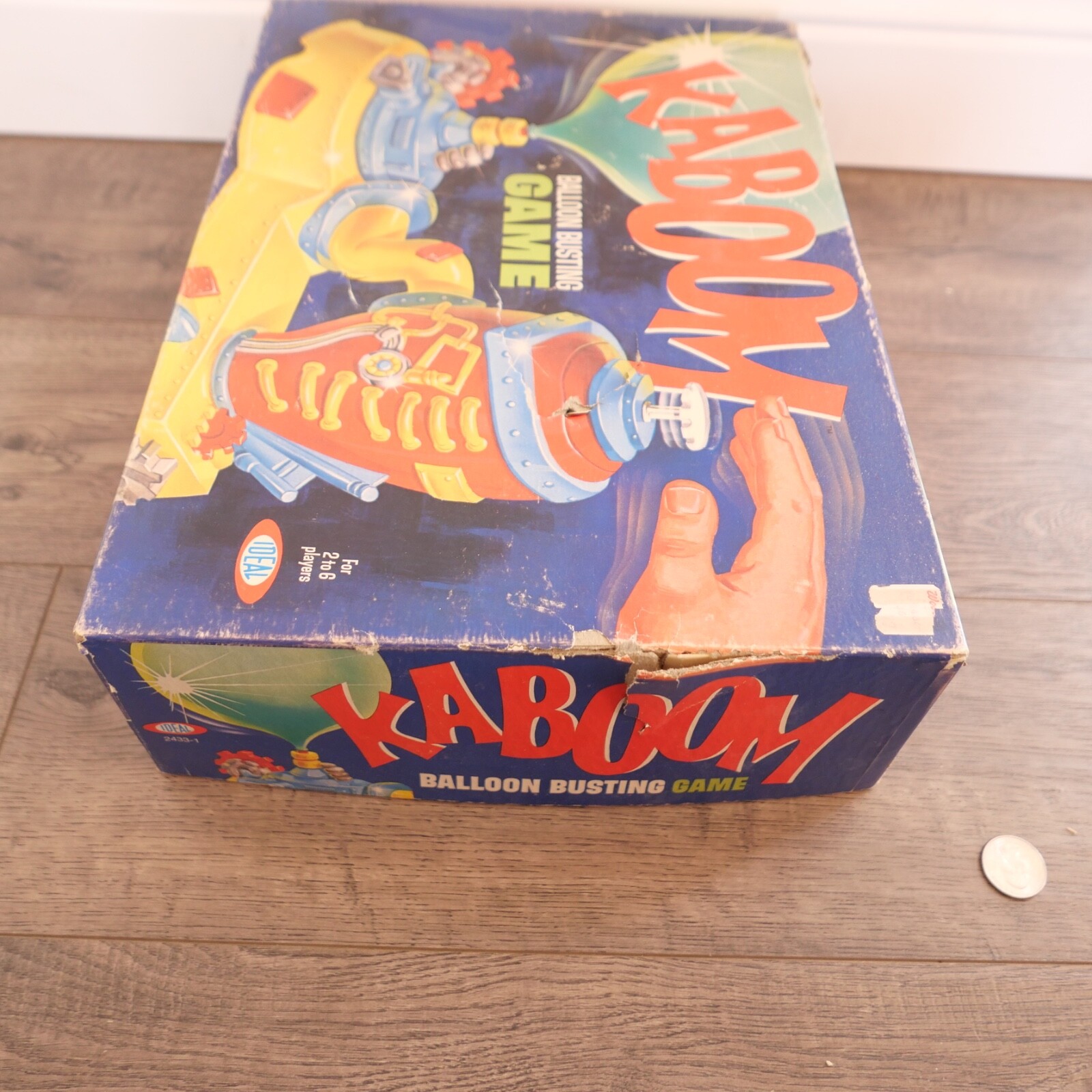 VINTAGE!!! 1965 Ideal KABOOM BALLOON BUSTING GAME