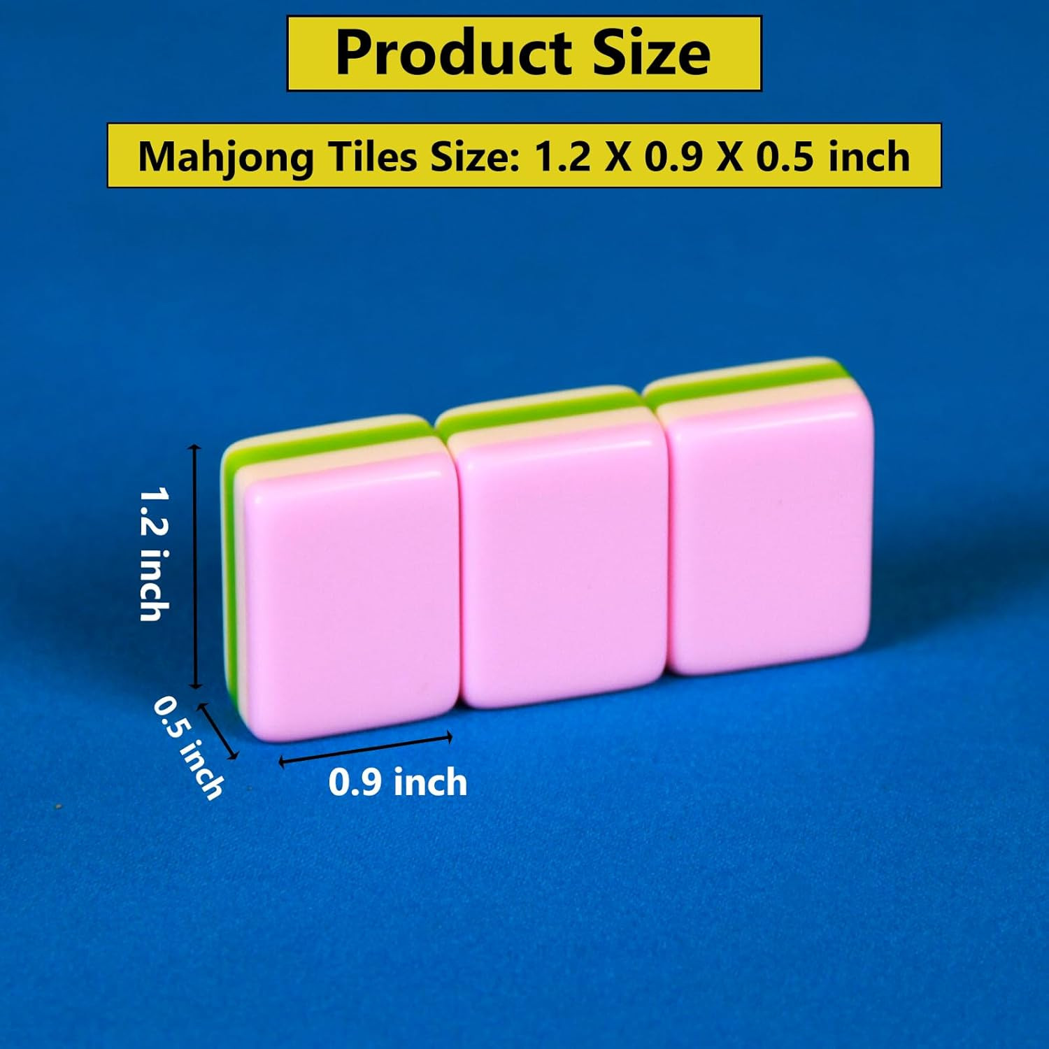 Pink 4 Layer Mahjong Set 166 American Mahjong Set 1.2-Inch Acrylic Mahjong Tile