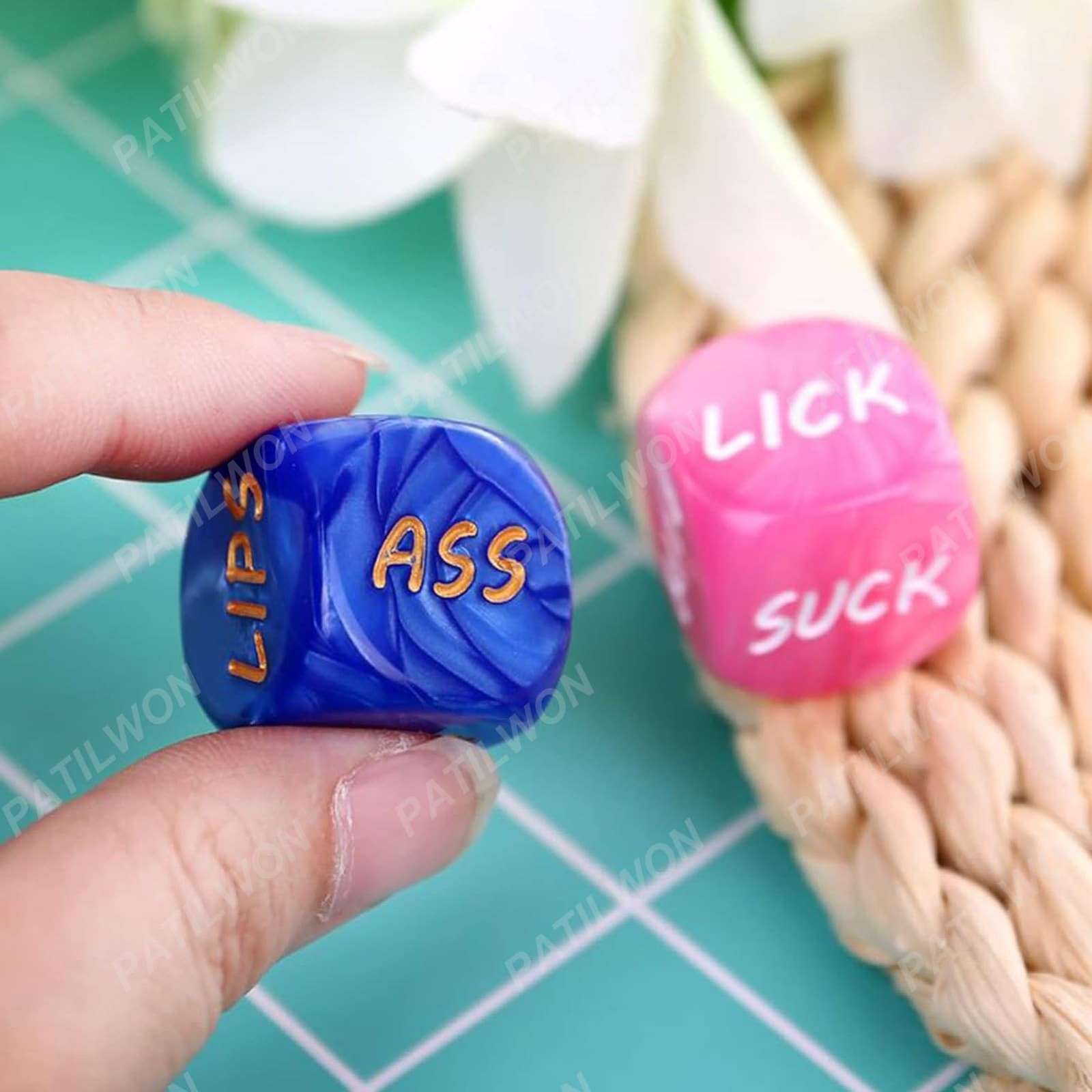 6 PCS Sex Dice Positions Sex Game Toys, Glow Dice for Date Night, Romantic A…