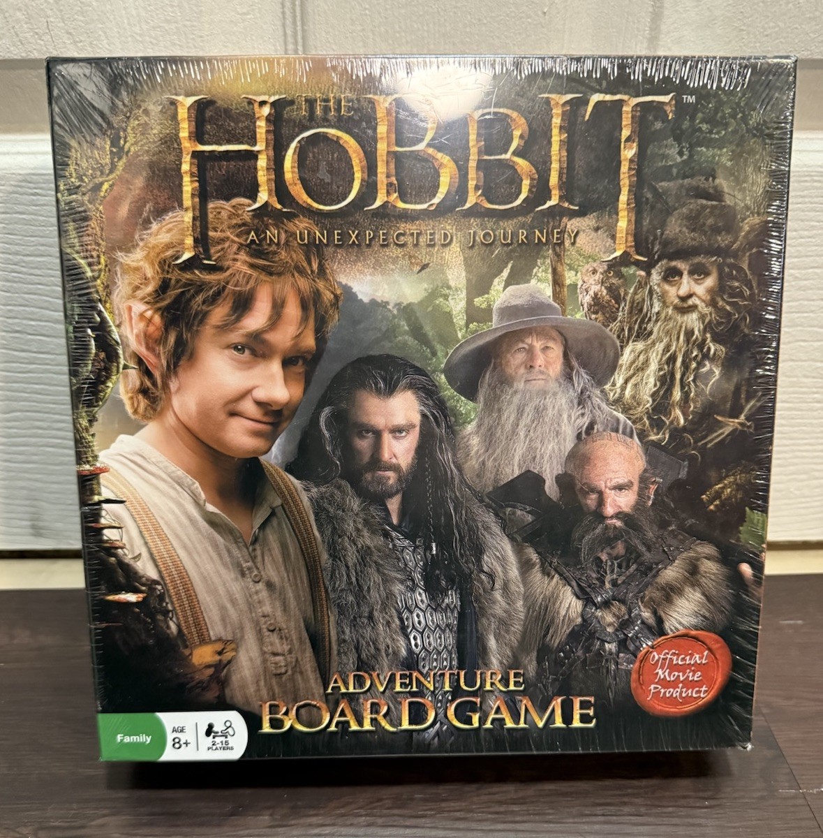 Hobbit Board Game An Unexpected Journey Adventure LOTR 2012 Sealed Pressman