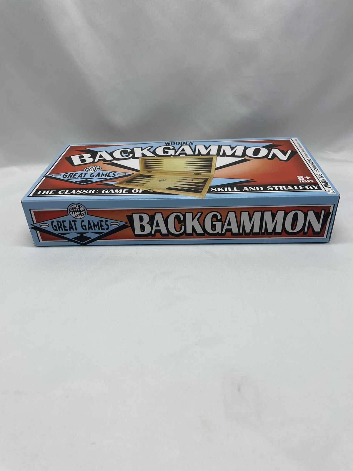 Wooden Backgammon House of Marbles Game