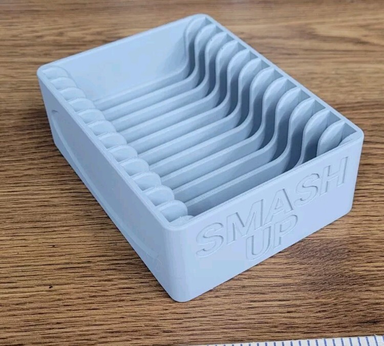 Smash Up Box Insert – 3d Printed – Holds 48 Factions in the original box!