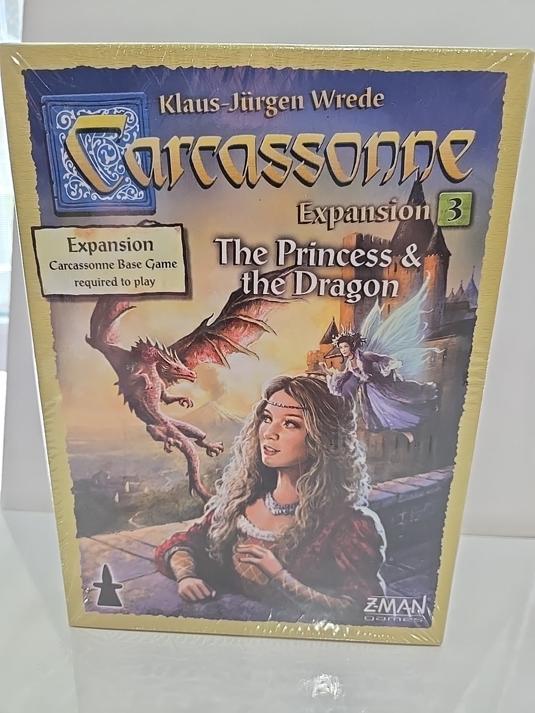 Carcassonne 2.0 The Princess & The Dragon Expansion #3 Board Game Z-Man ZM7813