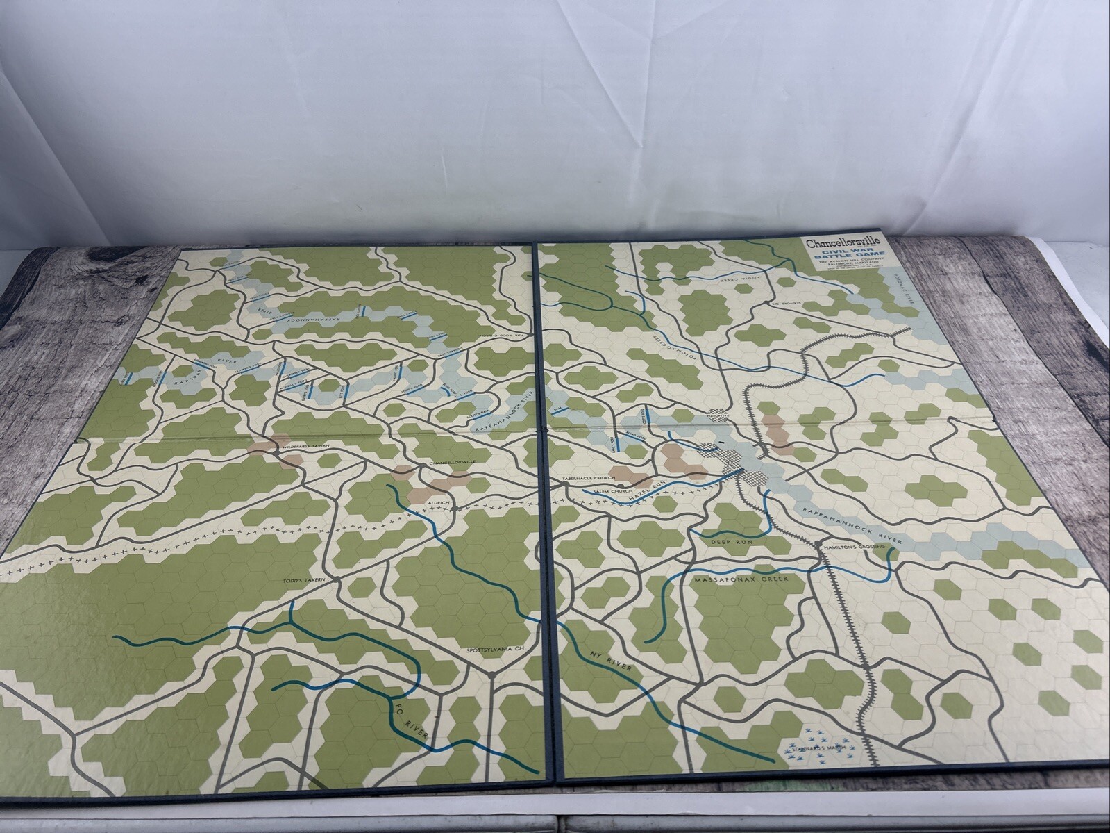 Avalon Hill – CHANCELLORSVILLE Game – American Civil War (PUN) 2nd Ed Thin Box