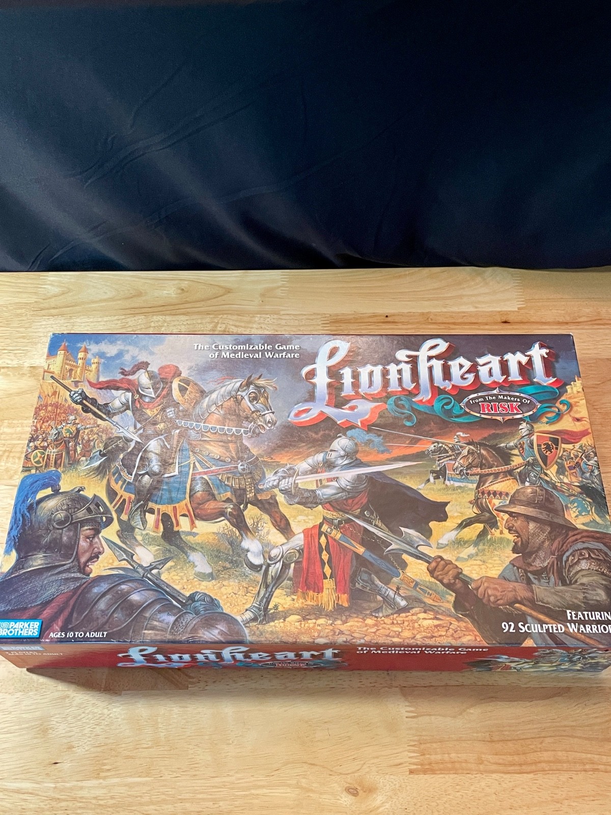Lionheart Board Game 1997 Parker Brothers Medieval Warfare Complete