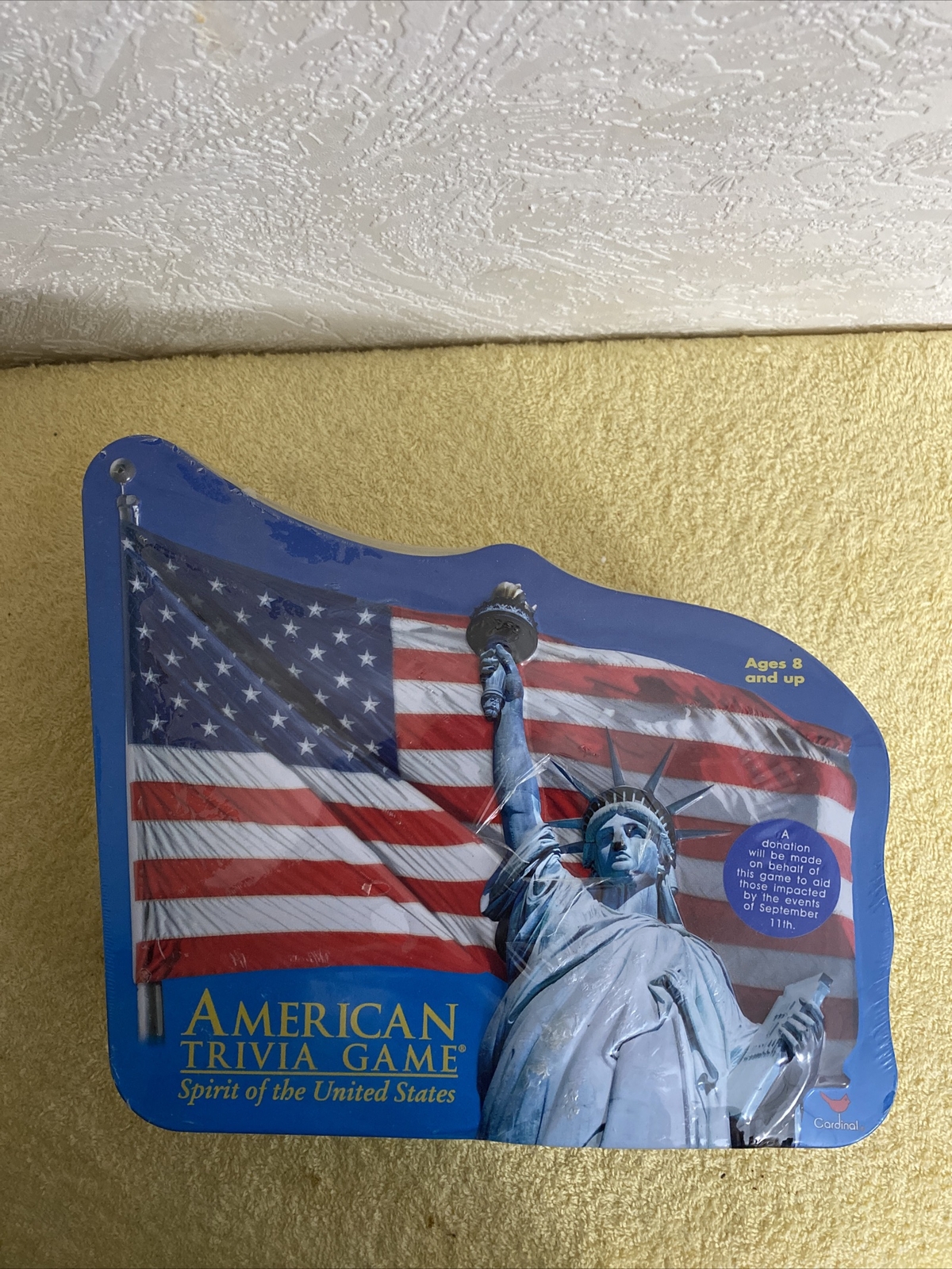 Cardinal American Trivia Game Spirit United States Metal Tin Educational Family